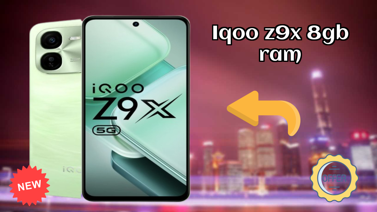 IQOO Z9x 8GB RAM Display Technology: LCD Review