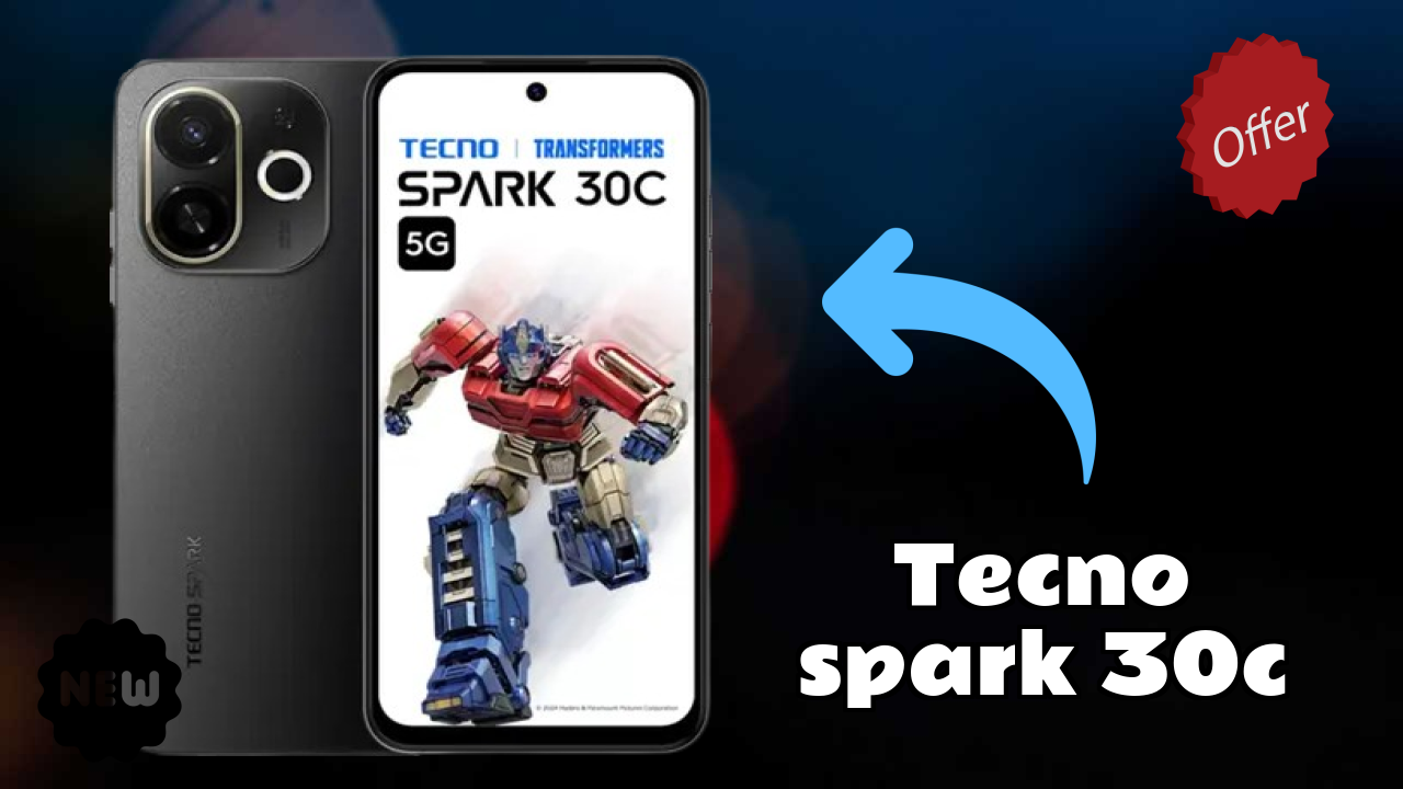 Tecno Spark 30C at ₹9,999 - Complete Specifications