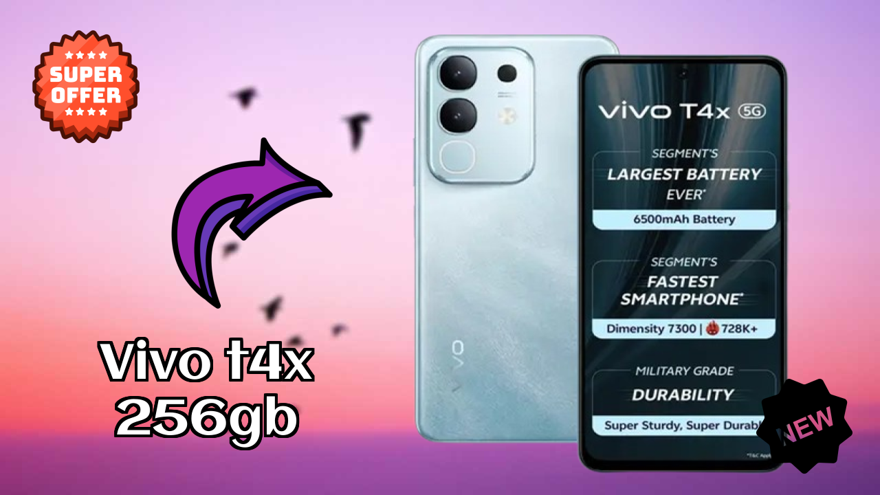 Vivo T4X 256GB RAM Performance: 8 GB RAM Gaming Test